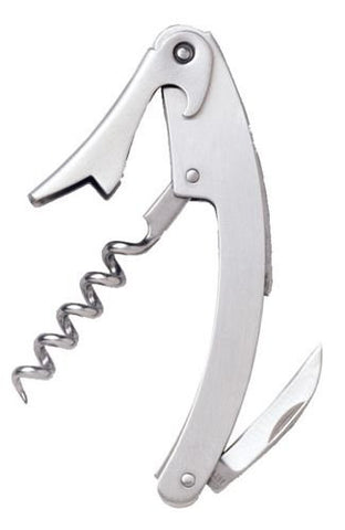 Curved Stainless Steel Corkscrew