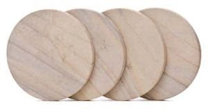 Sandstone Coasters, Natural Radiant, Set of 4