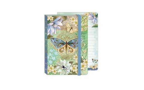 Blue Butterfly   Soft Cover Bungee Journals