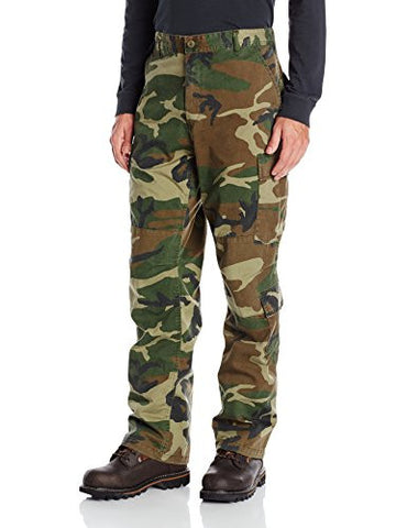 Woodland Camo Vintage Paratrooper Fatigues - 5XL