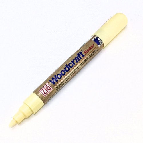 Zig PWC50/502 Woodcraft Marker Pen 6mm Chisel Tip - Primrose