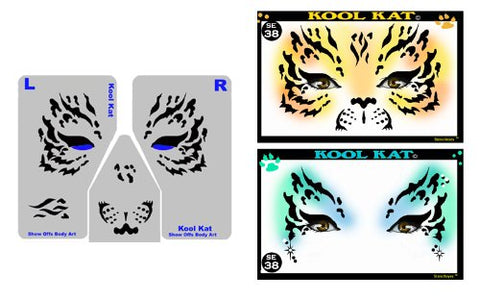 StencilEyes Kool Kat - Tiger/Cat (adult size)