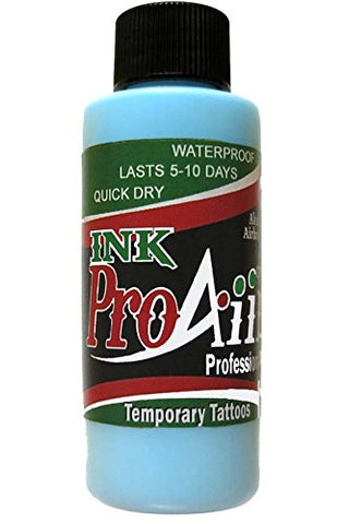 Body Paint - ProAiir Temporary Tattoo Ink - 2.1 oz (60ml) Sky Blue