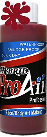 ProAiir Hybrid Waterproof Face & Body Makeup - 2.1 oz (60ml) Blood Red
