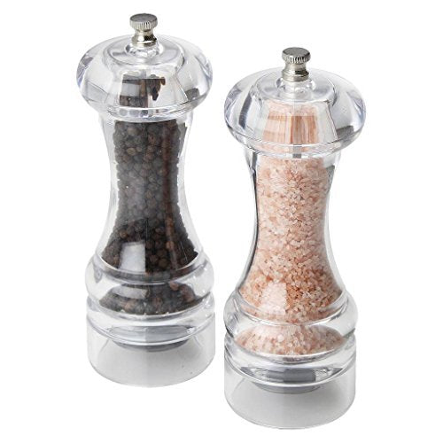 7" Mercury Peppermill & Himalayan Salt Mill Set