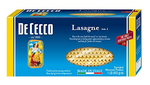 DeCecco Lasagna Larga 16 oz