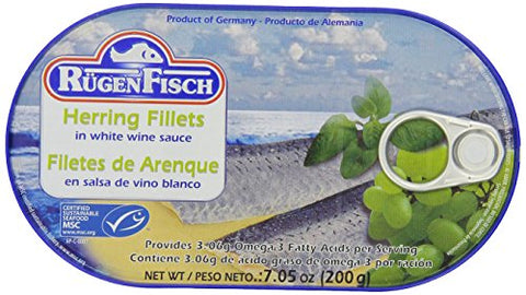 Herring Fillets in Wine Sauce, 7.05 oz