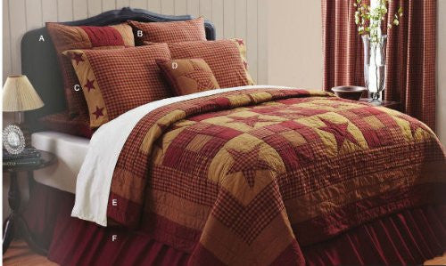 Ninepatch Star King Quilt 95x105