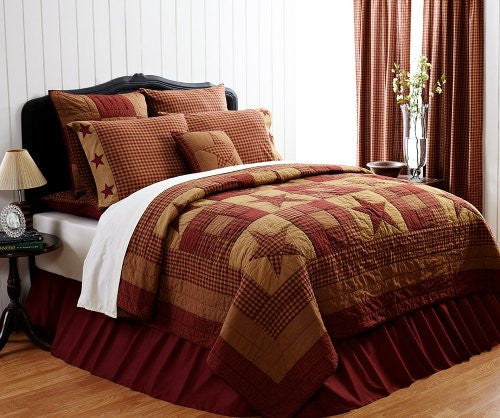 Ninepatch Star Queen Quilt 90x90