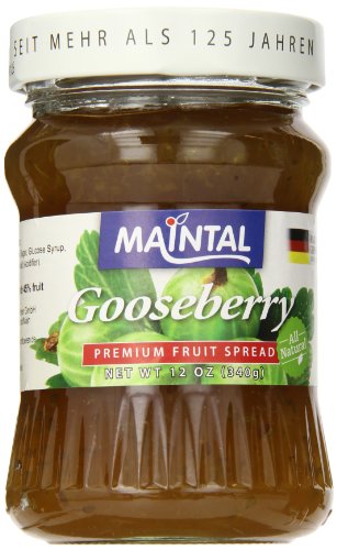 Gooseberry Fruit Spread in Jar, 12 oz