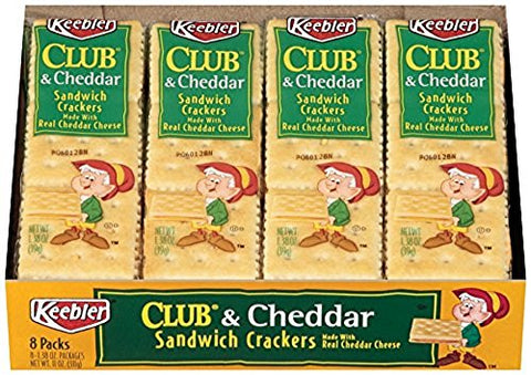 Keebler Club & Cheddar Crackers, 8ct