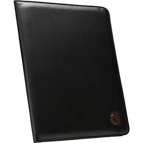 Case-it The Chief Padfolio with Letter Size Writing Pad, Black