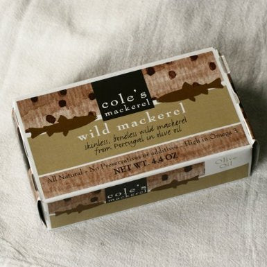 Coles Mackerel Olive Oil 4.4oz