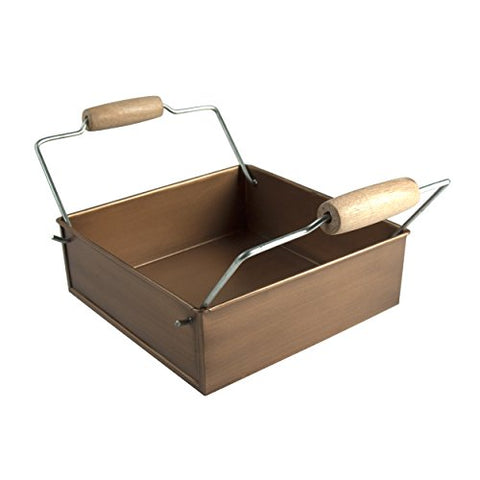 OASIS NAPKIN HOLDER, ANT. COPPER