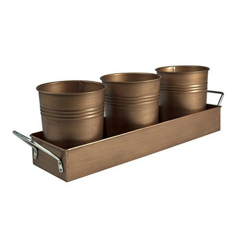 OASIS PICNIC CADDY, ANT. COPPER