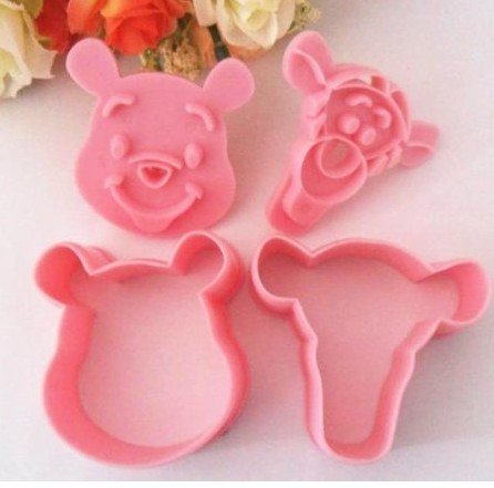 Winnie the Pooh & Tigger Cake Cookie Pull Press Cutter Molds