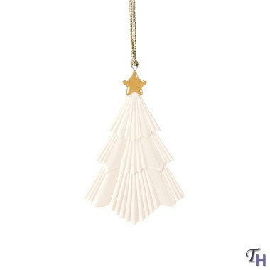 PLEATED TREE ORNAMENT