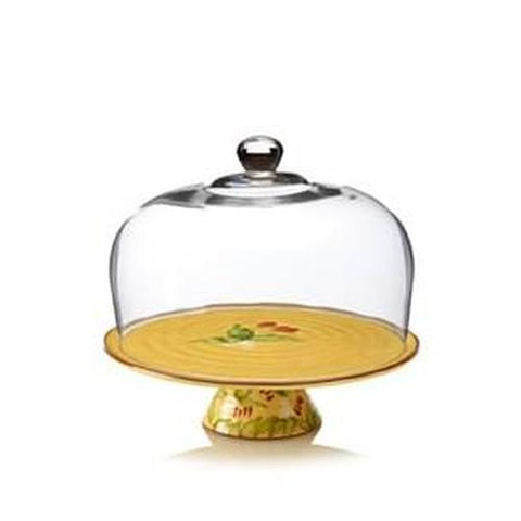 MARGAUX 13" CAKE STAND WITH GLASS DOME
