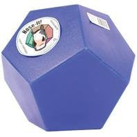 Nose-it! Ball Flat Slow Feeder & Treat Dispenser, Blue, 10 Inch