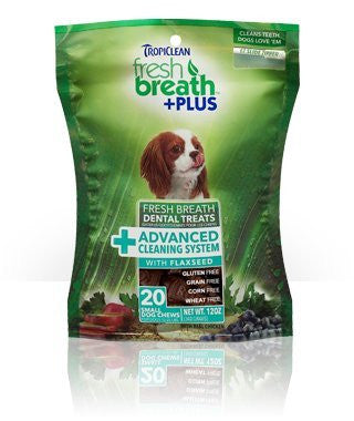 TropiClean Fresh Breath Dental Treats Plus Digestive - Small