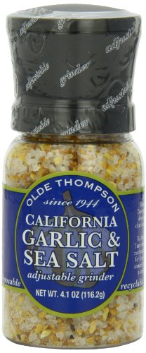 Disposable Mini Grinders, Garlic Salt, 4.1 oz