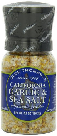 Disposable Mini Grinders, Garlic Salt, 4.1 oz
