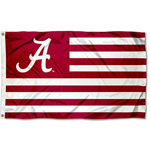 Alabama w/ Stripes 3 X 5 Flag