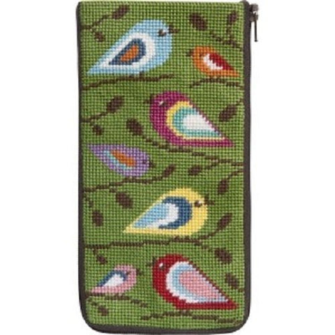 Birds of Color Eyeglass Case (3 1/2" x 7)
