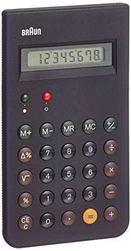 Braun - Calculator - Black (8 digit operating capacity)