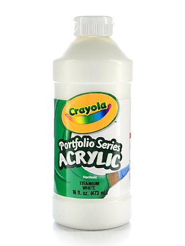 Portfolio Series Acrylic Paint 16 oz. Bottle - Titanium White