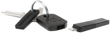 Kii Keychain Lightning Connector Charger for iPhone/iPod/iPad - Black
