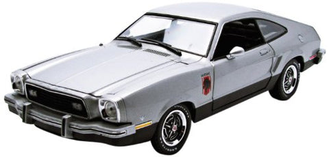 Greenlight - 1/18 - Ford USA - Mustang Stallon II Coupe 2-Door 1976 - Silver