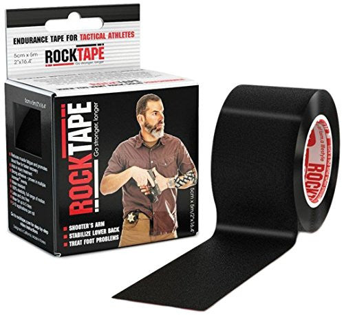 RockTape - 2" x 16.4' - Tactical - Black