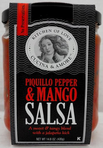Cucina and Amore Piquillo Pepper and Mango Salsa 14.8 oz