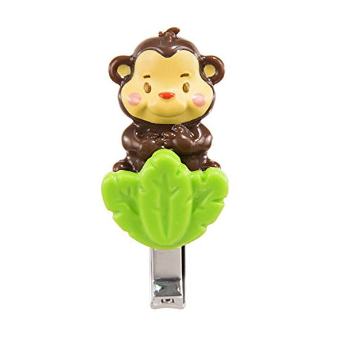 Sassy Soft Grip Nail Clippers - Monkey