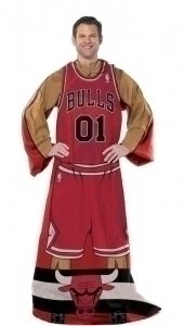 Chicago Bulls NBA "Uniform" Adult Comfy Throw, 48"x 71"