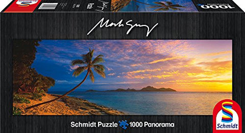 Schmidt Spiele - Puzzle: Pan 1000 Tokoriki Island Sunset