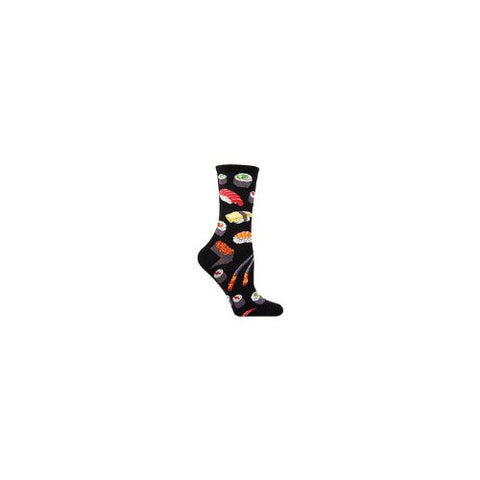 Women's Sushi Socks, Black