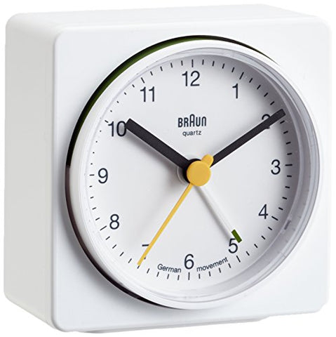Braun White Alarm Clock