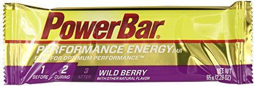 PowerBar Performance Energy Bar, Wild Berry, 2.29 Ounce Bar (Pack of 12)