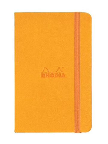 Rhodia Boutique Webnotebooks Bound 3 ½ x 5 ½ Lined Orange 96 sheets