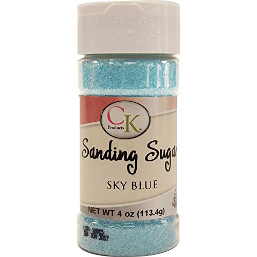 Sky Blue Sanding Sugar, 4 oz