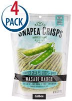 Harvest Snaps Snapea Crisps, Wasabi Ranch, 3.3 oz