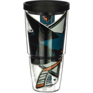 NHL San Jose Sharks Colossal Wrap with Lid 24oz Tumbler
