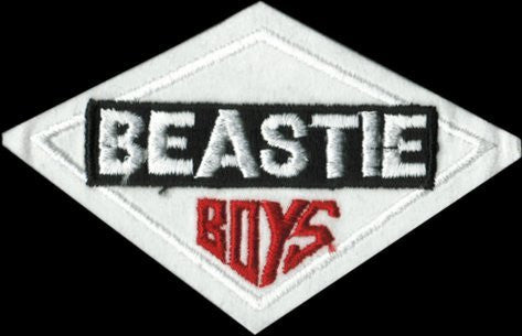 Beastie Boys - White Diamond Logo - Embroidered Iron On or Sew On Patch