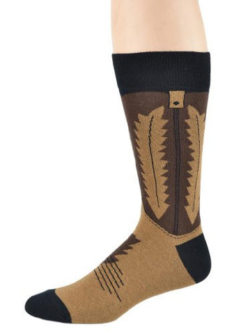 Men's Novelty Socks - Cowboy Boot