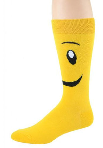 Men's Novelty Socks - Smiley Face