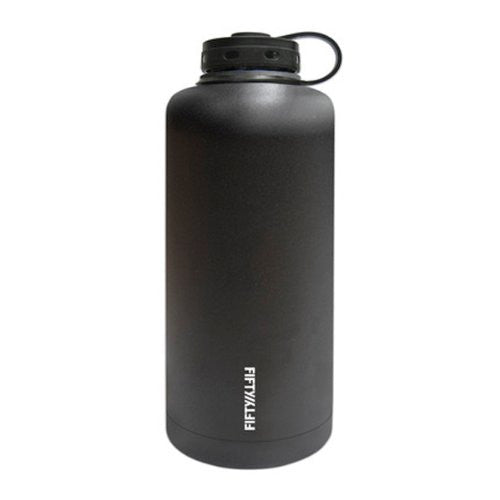 Double-Wall Vacuum-Insulated Barrel Growler - Matte Black 64oz