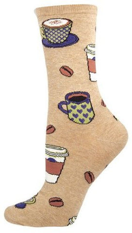 Women's Love You A Latte Socks, Hemp