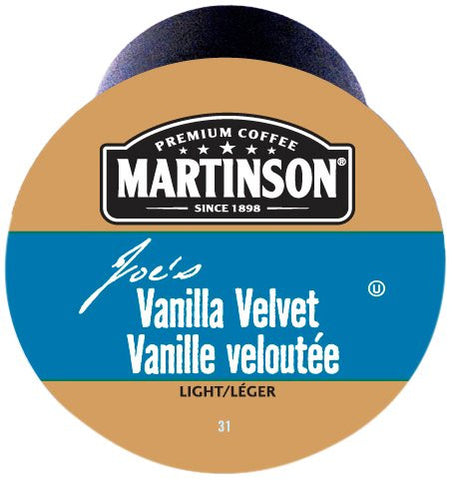 MARTINSON COFFEE, VANILLA VELVET (24 SINGLE SERVE CUPS)